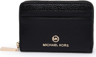 Michael Kors Jet Set Charm Black Leather Zip Wallet 34S1GT9Z1L-001