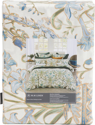 TJMAXX Floral Botanicals Cotton Sateen Duvet Cover Set