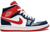 Thumbnail for your product : Jordan Mid "Patent Leather Navy/White/Red" sneakers
