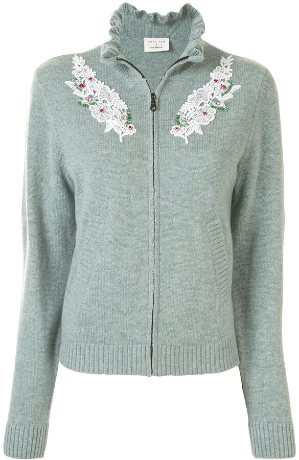 zipper front cardigans womens