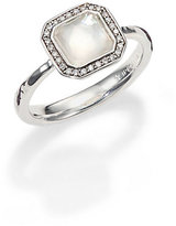 Thumbnail for your product : Ippolita Stella Mother-Of-Pearl, Clear Quartz, Diamond & Sterling Silver Square Ring