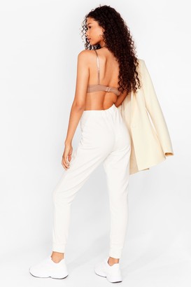 Nasty Gal Womens There Chances Are Slim High-Waisted Joggers