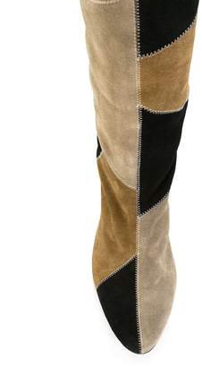 Isabel Marant 'Ross' patchwork boots