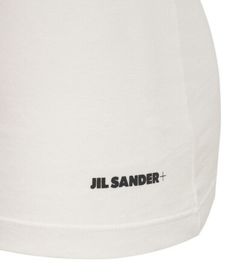 Jil Sander Logo cotton jersey t-shirt