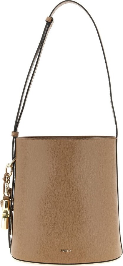 Furla Roxie S Logo Detail Bucket Bag