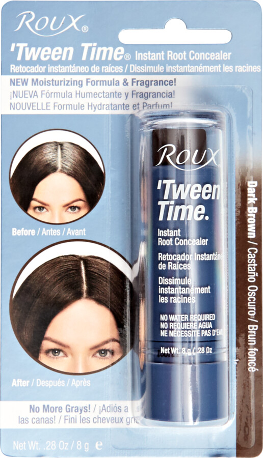 Roux Dark Brown Instant Hair Color Touch Up Stick .333 Oz