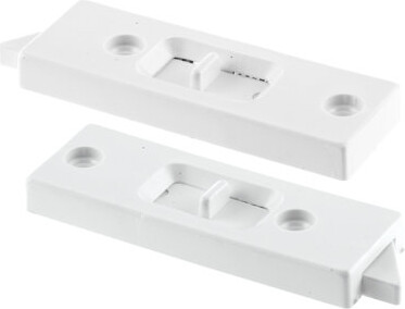 PrimeLine Prime-Line White Vinyl Vertical Hung Sliding Window Lock (1 Pair)