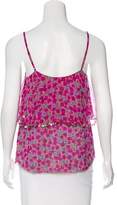Thumbnail for your product : Rebecca Taylor Sleeveless Floral Top