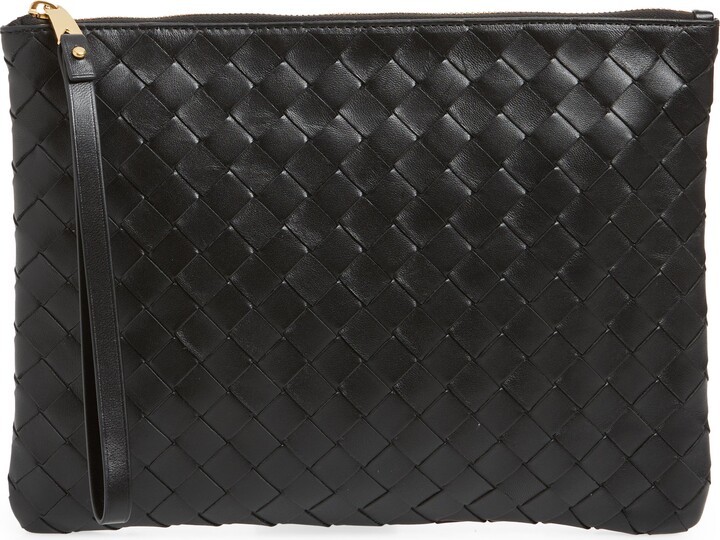 Bottega Veneta Intrecciato Leather Pouch