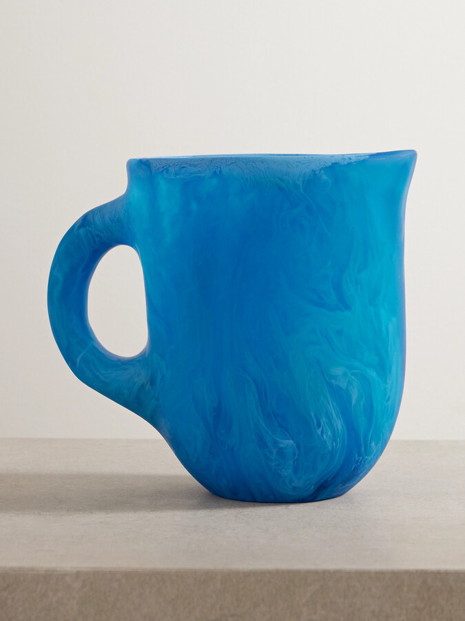 Dinosaur Designs - Rock Large 23cm Swirled Resin Jug - Blue