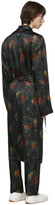 Thumbnail for your product : Dries Van Noten Multicolor Satin Floral Robe