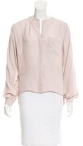 Thumbnail for your product : Parker Silk Long Sleeve Blouse