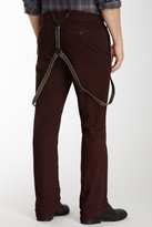 Thumbnail for your product : John Varvatos Slim Pinstripe Suspender Pant