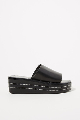 platform slide sandals