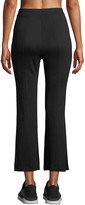 Thumbnail for your product : Cushnie High-Waist Cropped Active Pants w/ Slit Sides