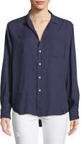 Thumbnail for your product : Frank And Eileen Eileen Long-Sleeve Button-Front Modal Pocket Shirt