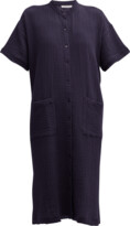 Thumbnail for your product : Eileen Fisher Gauzy Organic Cotton Midi Shirtdress