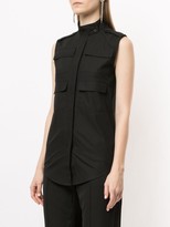 Thumbnail for your product : Vera Wang Multi-Pocket Sleeveless Shirt