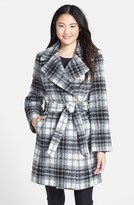Thumbnail for your product : DKNY 'Chelsea' Notch Collar Belted Wrap Coat (Online Only)
