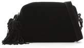 Thumbnail for your product : Daniel Small Black Suede Tassel Cross-Body Bag