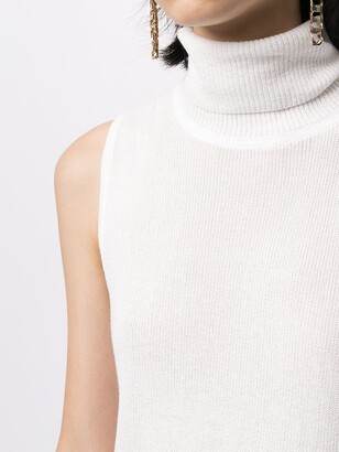L'Agence Roll-Neck Sleeveless Top