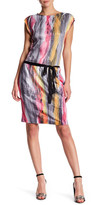 Thumbnail for your product : Komarov Belted Cap Sleeve Dress
