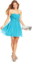 Thumbnail for your product : Adrianna Papell Hailey Logan by Juniors' Strapless A-Line Dress