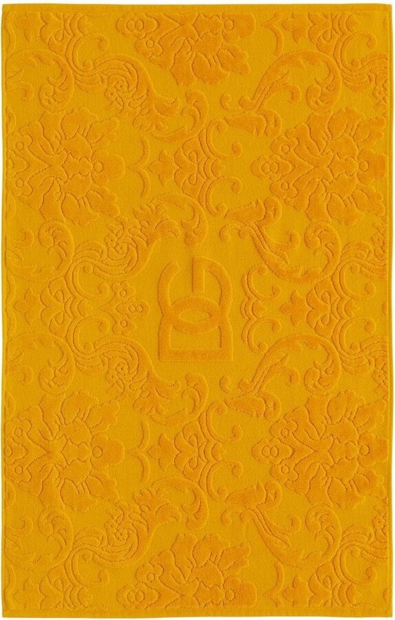 Dolce & Gabbana Barocco logo-jacquard Towel (Set of 5) - Orange