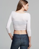 Thumbnail for your product : Bailey 44 Top - Stripe Crop
