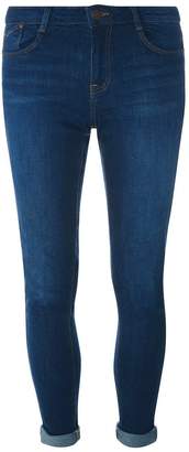 Dorothy Perkins Womens Indigo 'Harper' Low Rise Stretch Skinny Jeans
