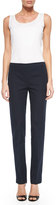 Thumbnail for your product : Lafayette 148 New York Bleecker Jodhpur-Cloth Pants, Ink
