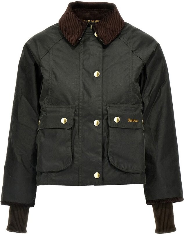 Barbour Cropped Beadnell Waxed Jacket