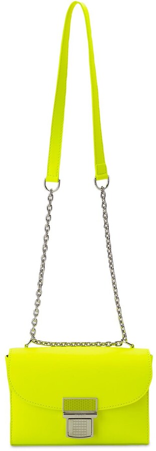 neon yellow mini bag