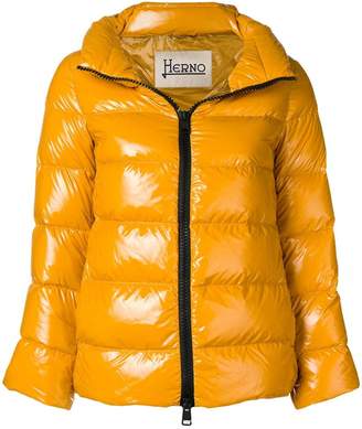 Herno zipped up puffer jacket