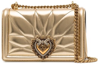 Dolce & Gabbana small Devotion quilted leather cross-body bag