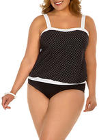 Thumbnail for your product : Miraclesuit Pin Point Breezy Wire-Free Tankini Top Plus Size