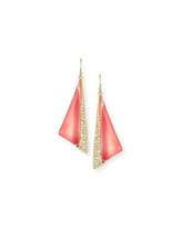 Thumbnail for your product : Alexis Bittar Futurist Crystal-Trim Drop Earrings