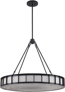 TransGlobe Lighting Ivory Isle Alabaster LED Chandelier