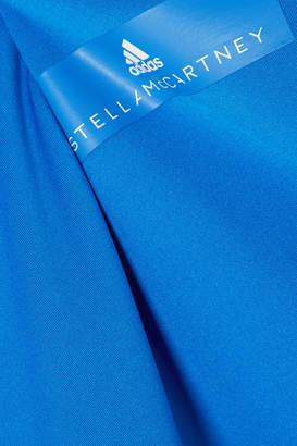 adidas by Stella McCartney Parley For The Oceans Layered Stretch-jersey And Mesh Tank - Blue