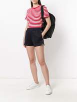 Thumbnail for your product : MSGM banded runner shorts