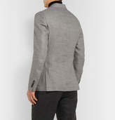 Thumbnail for your product : Ermenegildo Zegna Light-Grey Unstructured Melange Linen, Alpaca And Silk-Blend Blazer