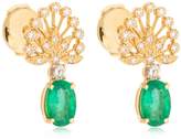 Thumbnail for your product : Leon Yvonne Paris Emeraude 18kt Gold & Emerald Earrings