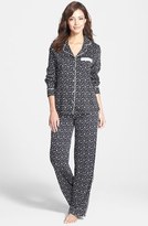 Thumbnail for your product : Splendid Piped Notch Collar Pajamas