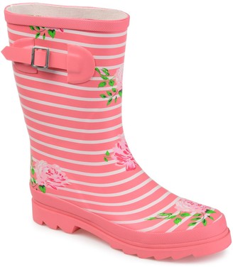 pink womens rain boots