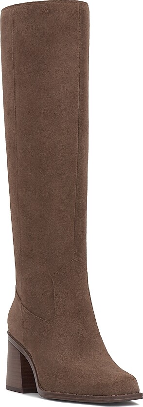 Vince Camuto Womens Sangeti Wide Calf High Heel Riding Boots