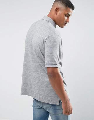 Polo Ralph Lauren Big & Tall Pique Polo Slim Fit In Grey Marl