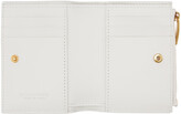 Thumbnail for your product : Bottega Veneta White Intrecciato Trifold Wallet