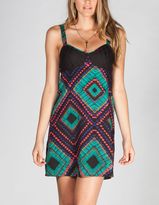 Thumbnail for your product : LOTTIE & HOLLY Ethnic Print Crochet Dress