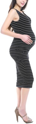 Kimi and Kai Tobi Stripe Maternity Dress