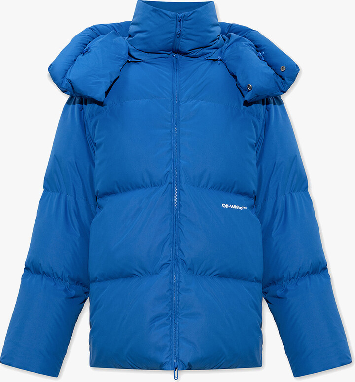 OffWhite Down Jacket Blue ShopStyle